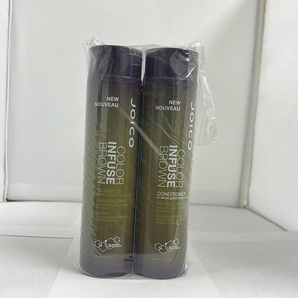 Joico Color Infuse golden Brown Shampoo + Conditioner 10.1 oz